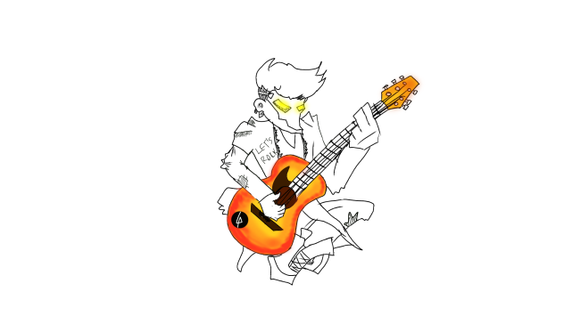 Guitar man - ibisPaint