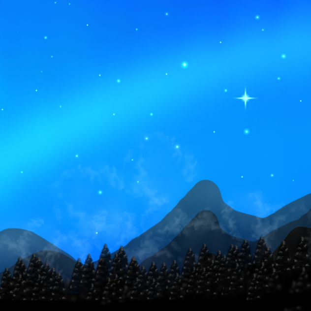 How to draw Sky night on Ibis paint X