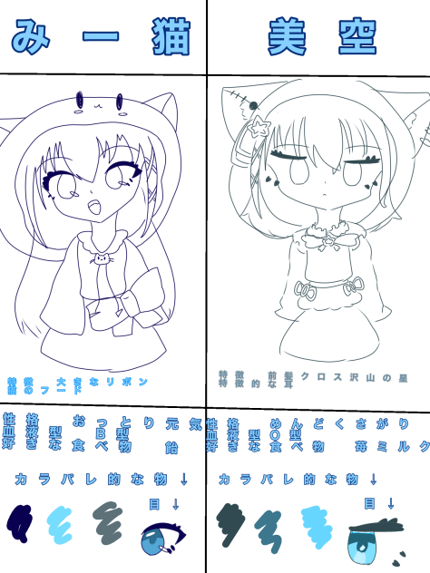 みー猫と美空の説明！