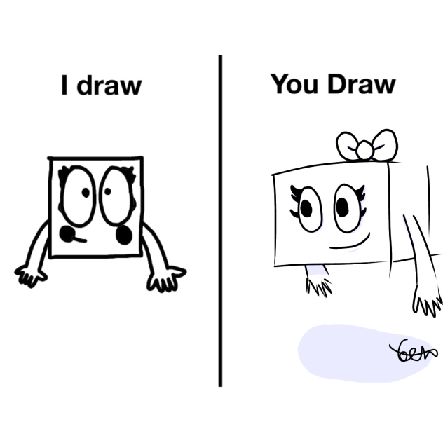 I draw you draw