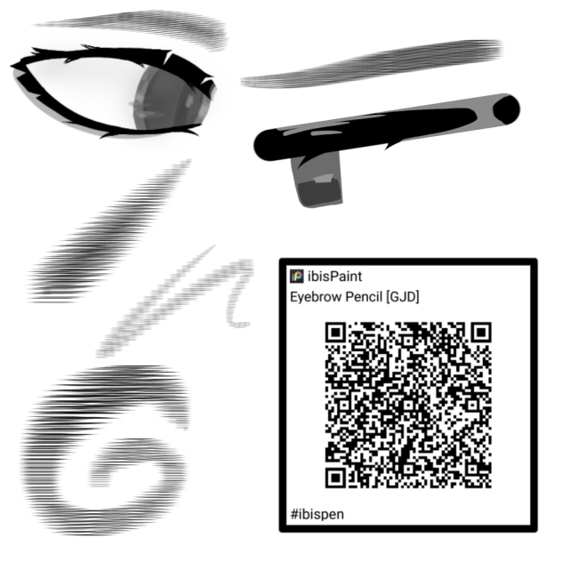 Eyebrow Brush Pencil ibisPaint