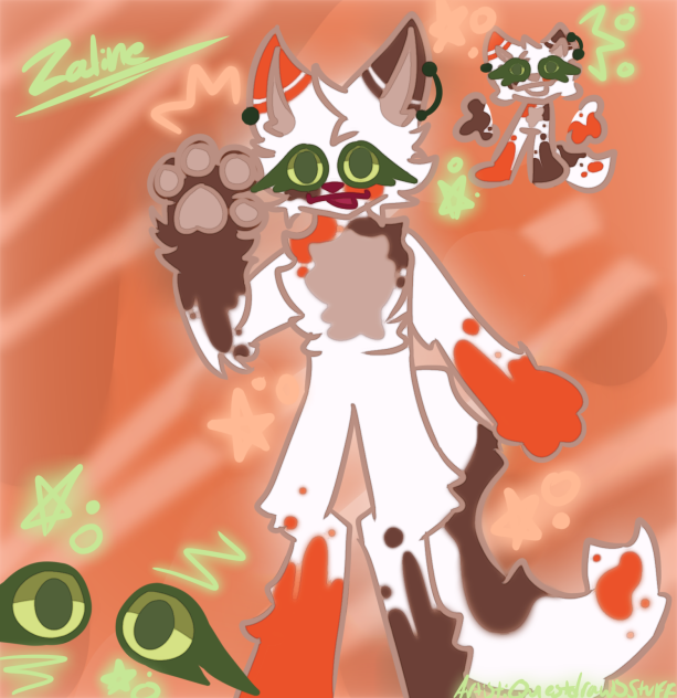 I DREW SOMEONES FURSONA!!!