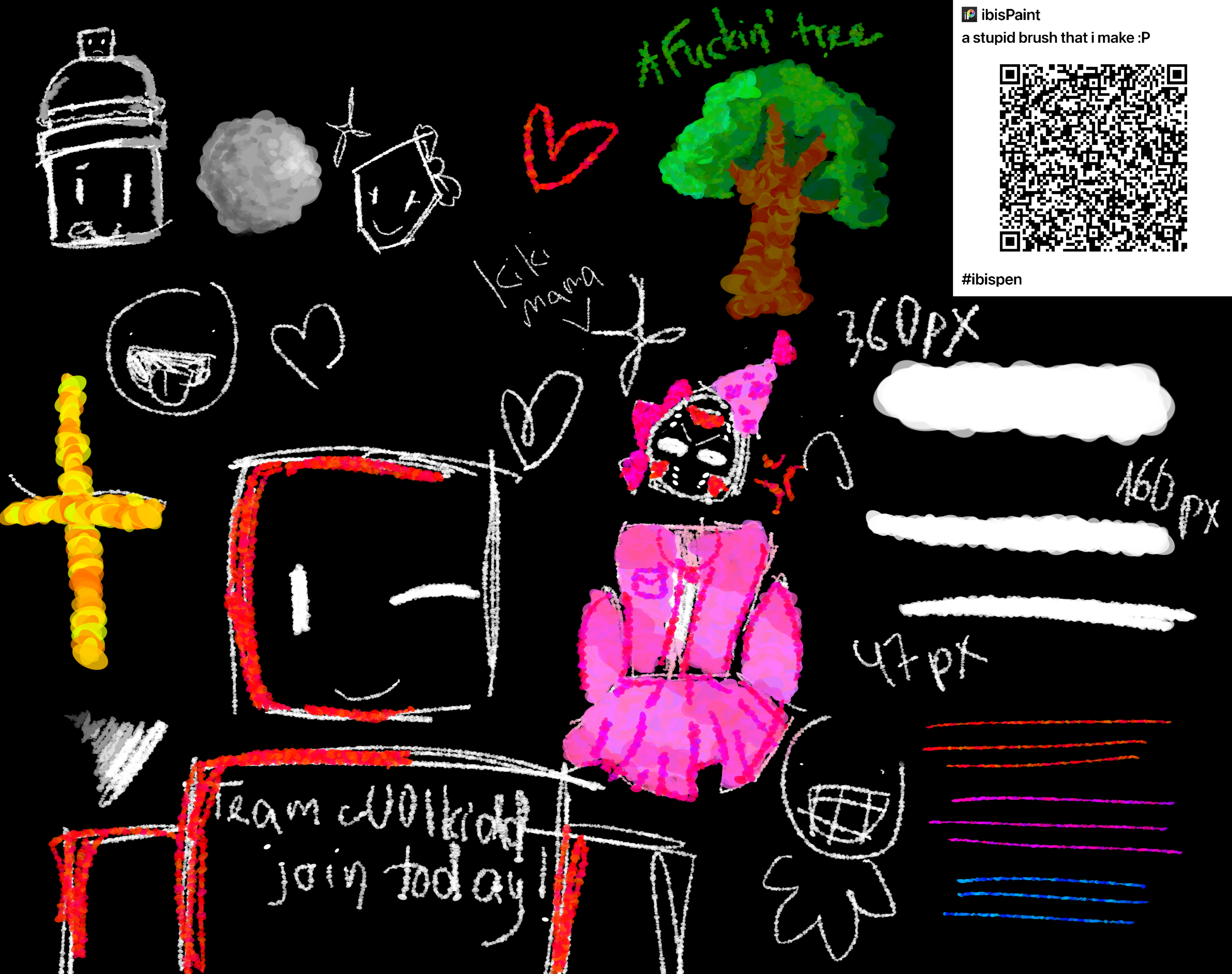 A stupid Brush that i make - ibisPaint
