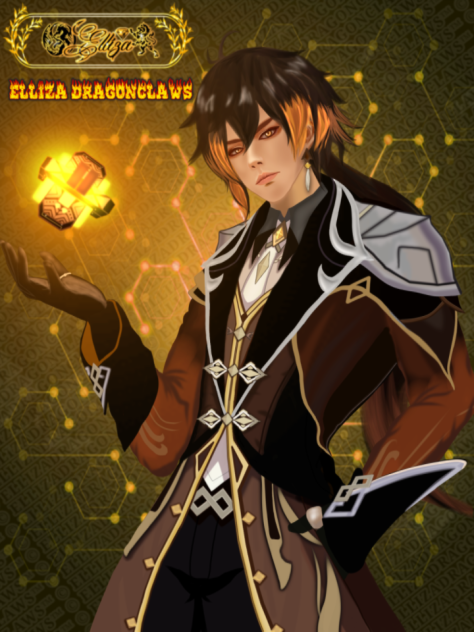 Zhong Li Genshin Impact SD