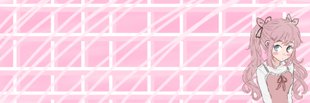 Pink anime twitter header - ibisPaint