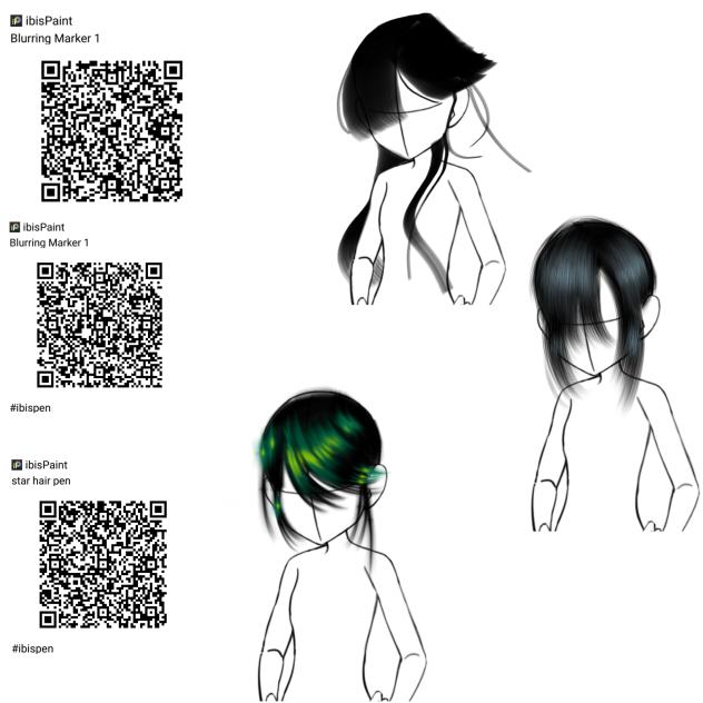 hair pens