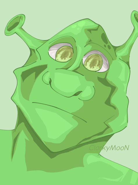 I think Shrek is cute 😓