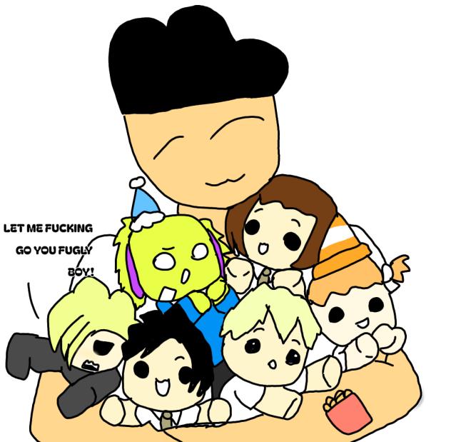 Me and my friends if we were plushies