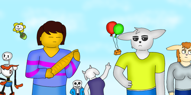 Baguette [Me And Undertale Crossover]