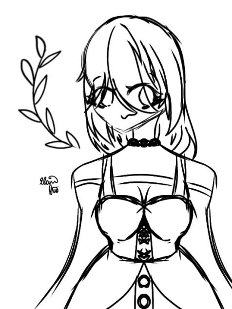A Royal Girl Sketch