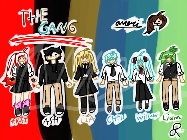 The whole gang