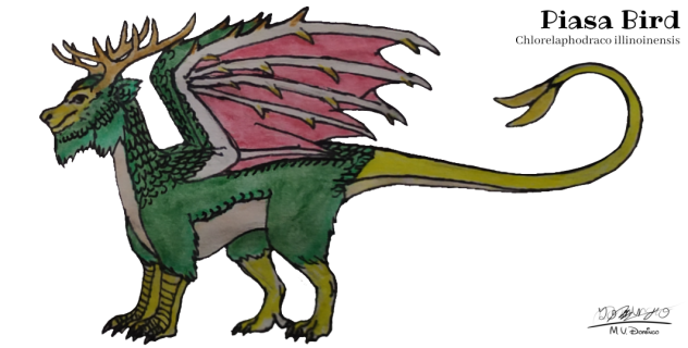 Piasa Bird (paper cut)