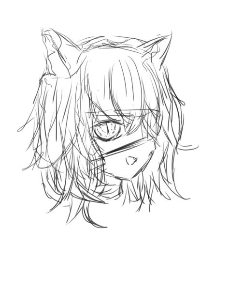 眼帯の猫
