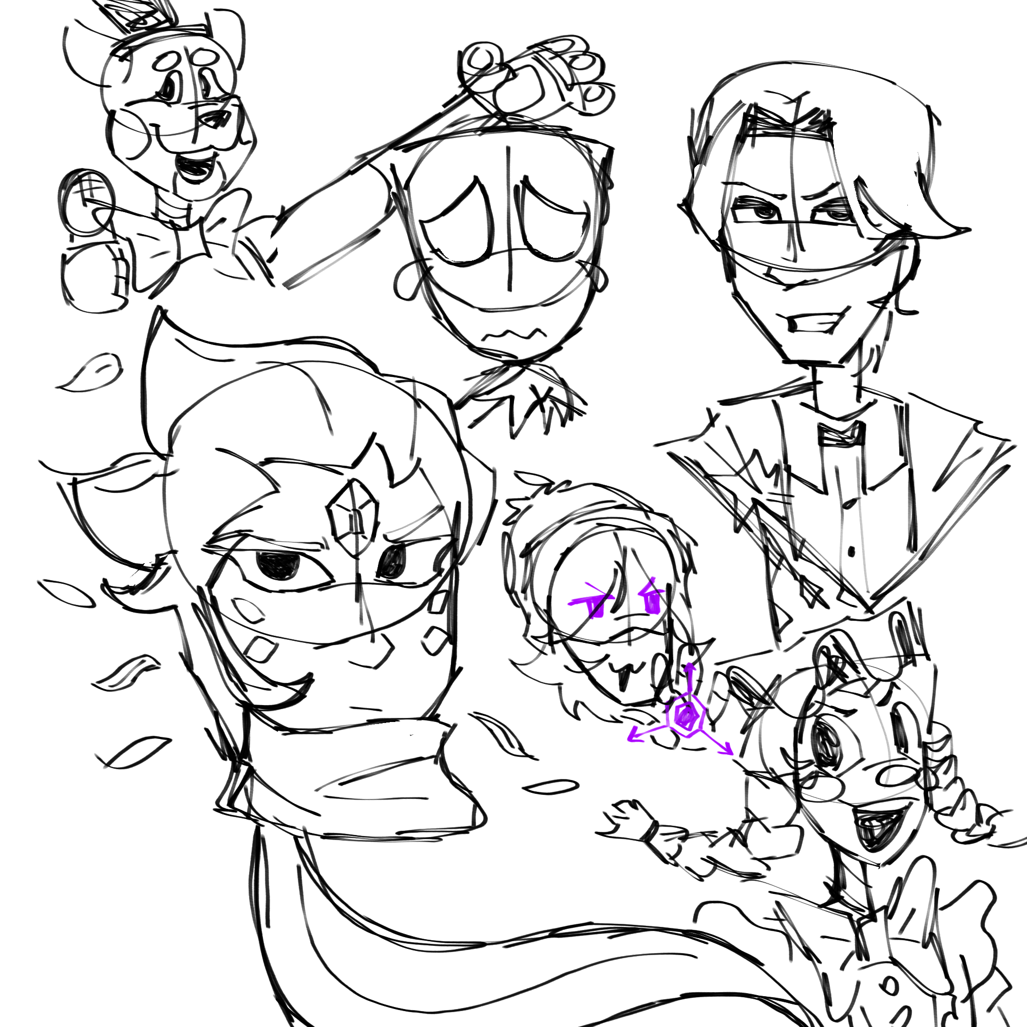 doodles , I guess - ibisPaint
