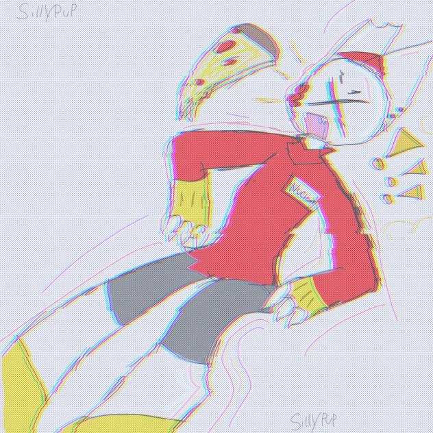 Nuclear hit by a pizza