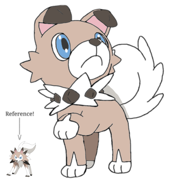 Rock Ruff Form Types Midday Form Rockruff! - ibisPaint