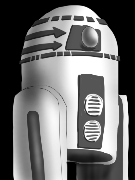 資料を見ないでR2D2を描いてみよう。