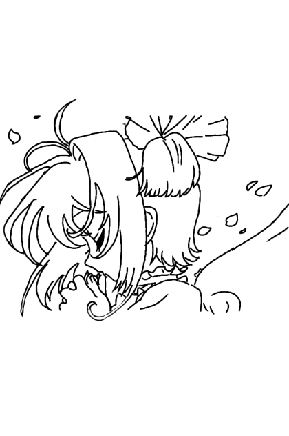 カードキャプター 線画