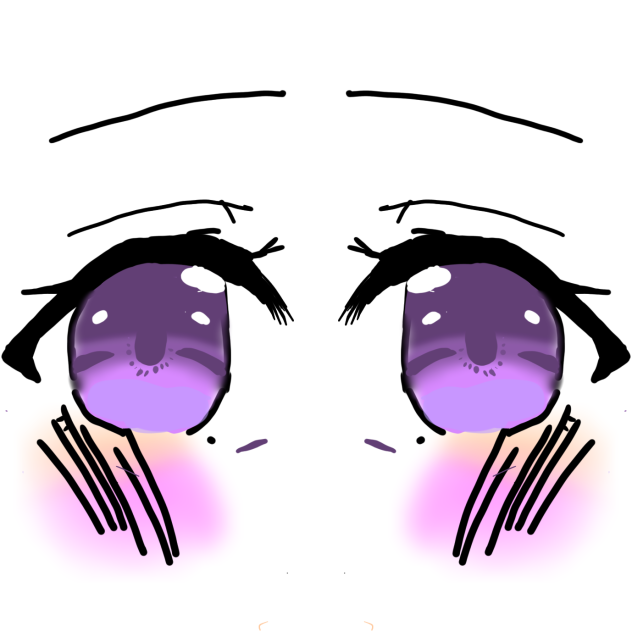 purple and blue eyes