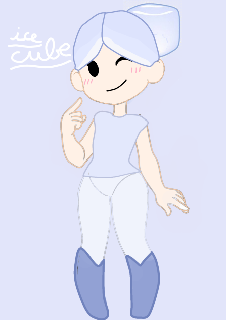🧊bfdi Ice cube as human🧊