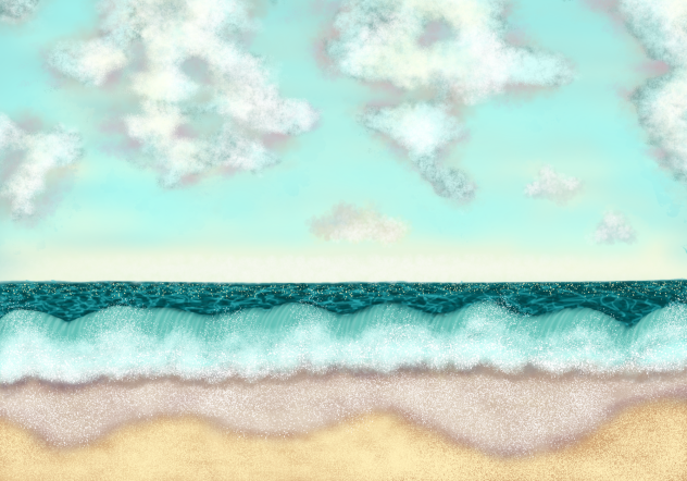 Summer Beach - ibisPaint
