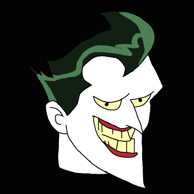 Joker from cartoon