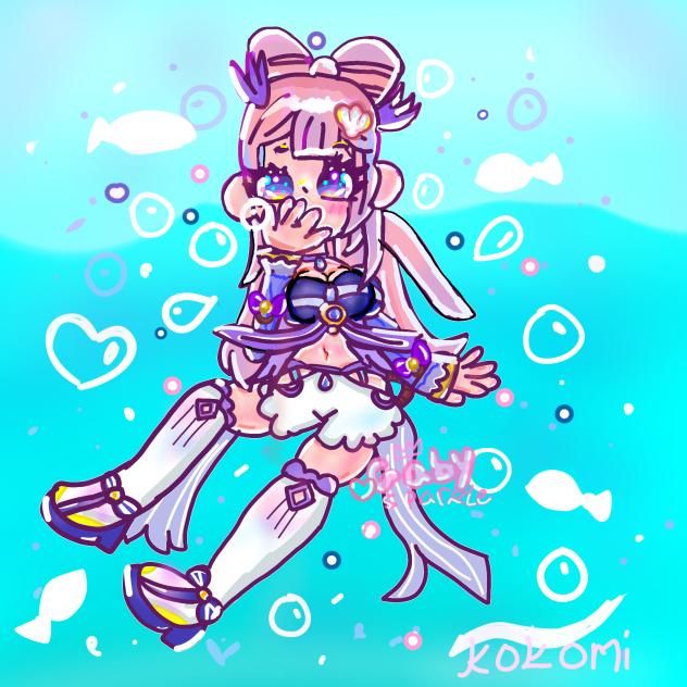kawaii kokomi drawing (Gaby Sparkle )