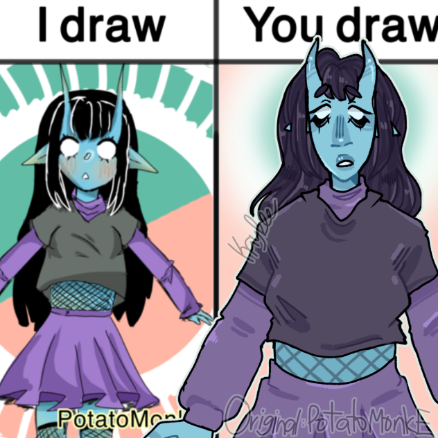 I draw, you draw with PotatoMonkE