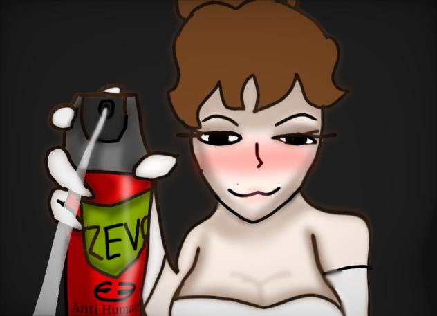 trying out my new ZEVO spray