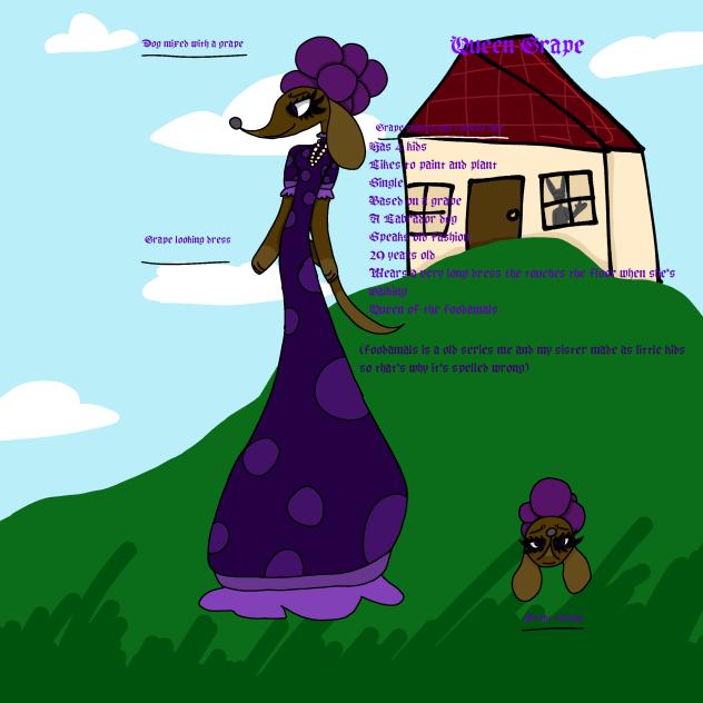 Queen Grape queen of the foodamals