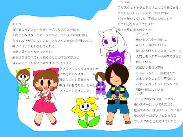フリスクたちに鬼太郎パロディやらせてみた。