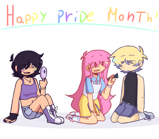 Happy gay month 🗣‼️ (pride month)