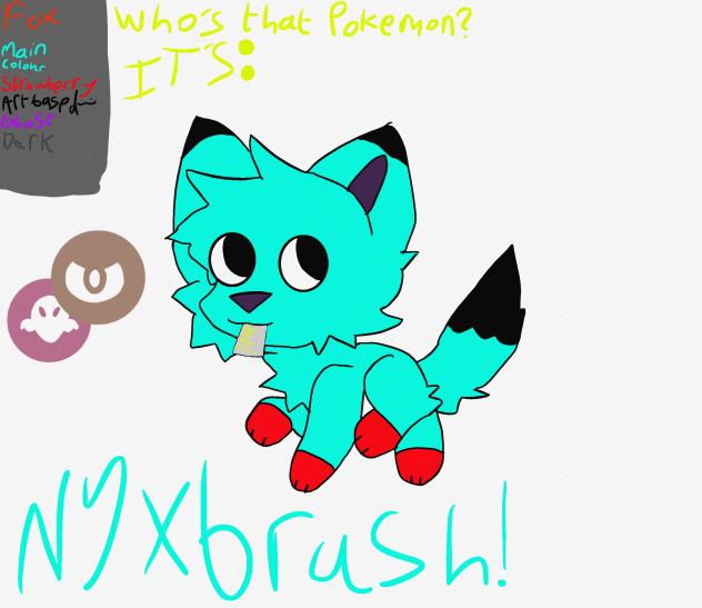 Nyxbrush Pokémon (A new Pokémon ;3)