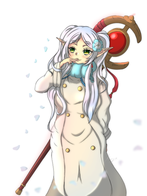フリーレン様　マジで投げちゃう1秒前　ファンアート