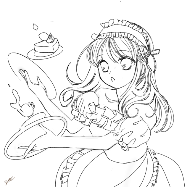 塗り絵、homeparty