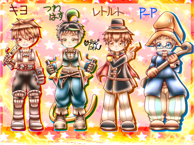 【ブラピにゃん】FFキャラ衣装の平和組【実況者】