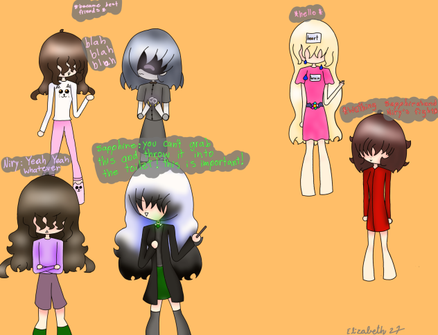 All of my OCs met!
