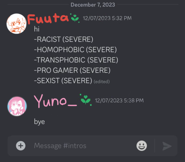 fuuta wouldn’t do this im sorry