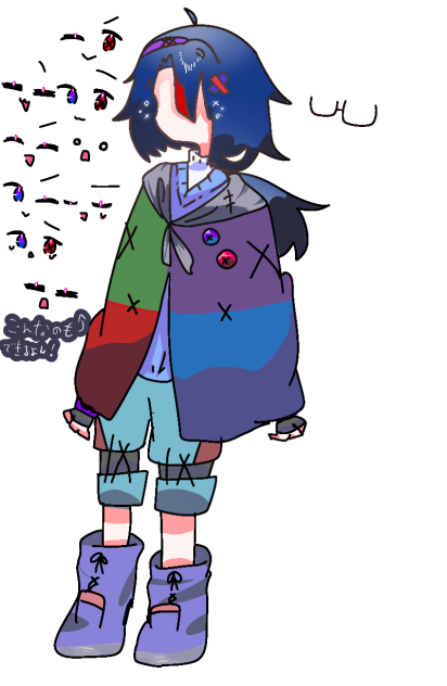 貴ちゃんの立ち絵描いてみた！
