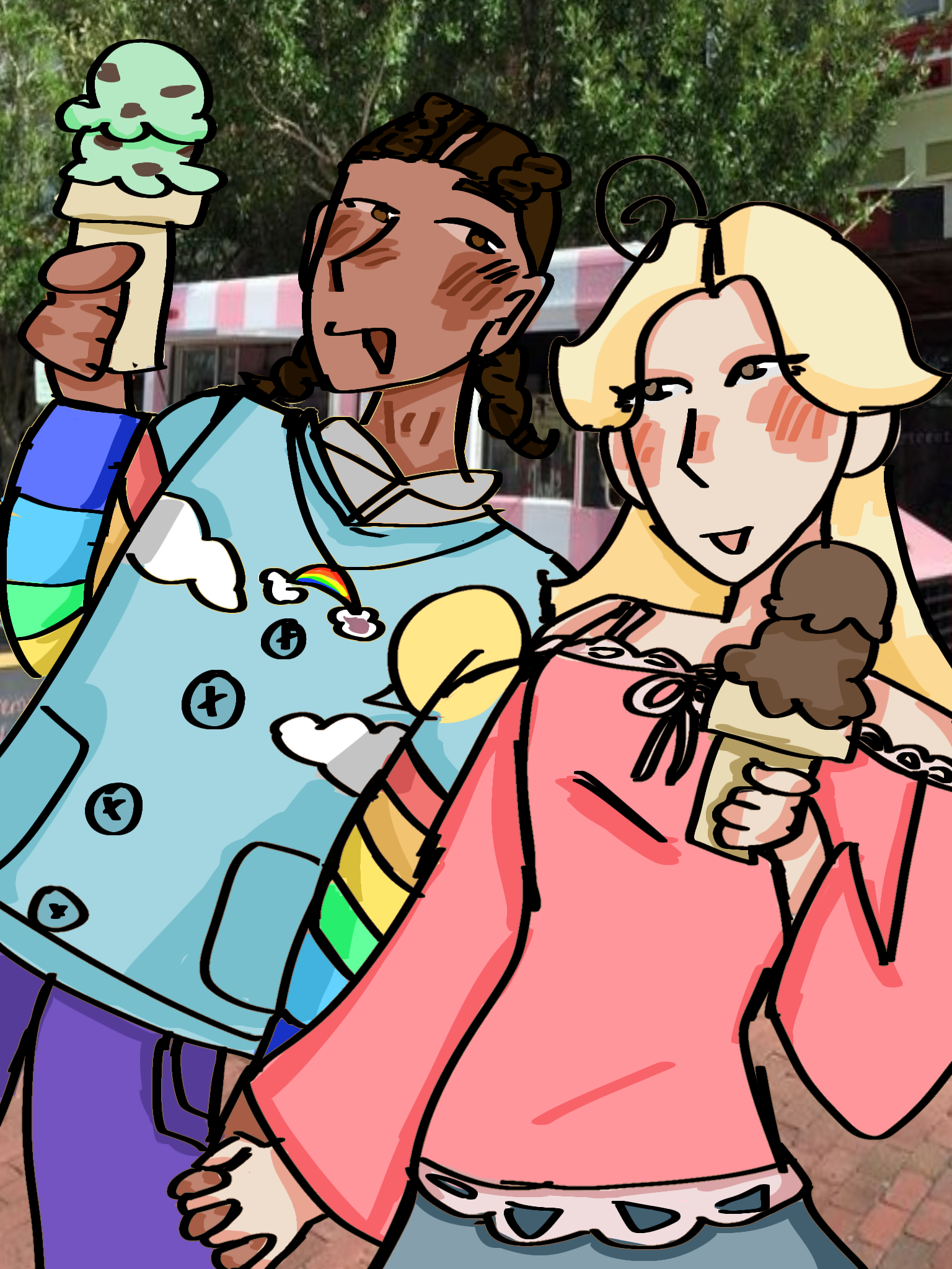 aww how cute couple 2! - ibisPaint
