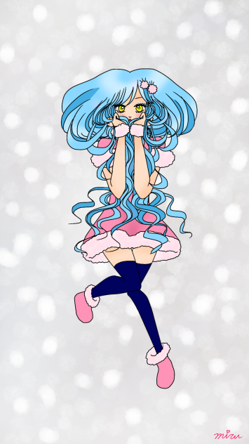 WINTER sky blue
