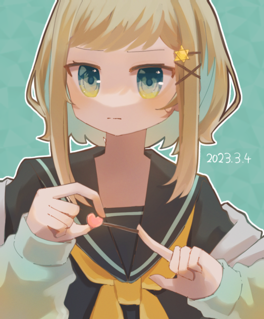 おそろいのピン