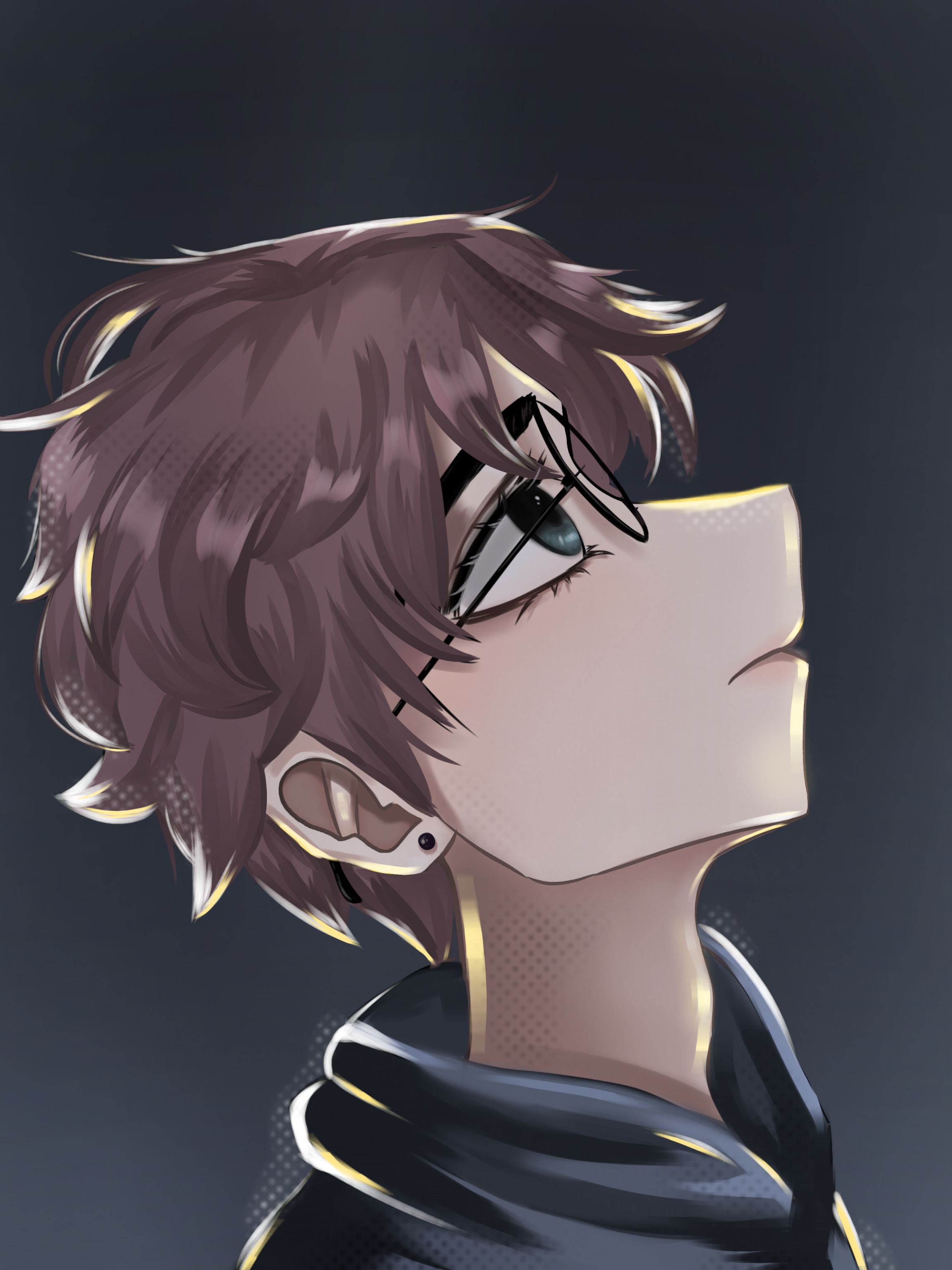 Tried screentone 🙂 - ibisPaint