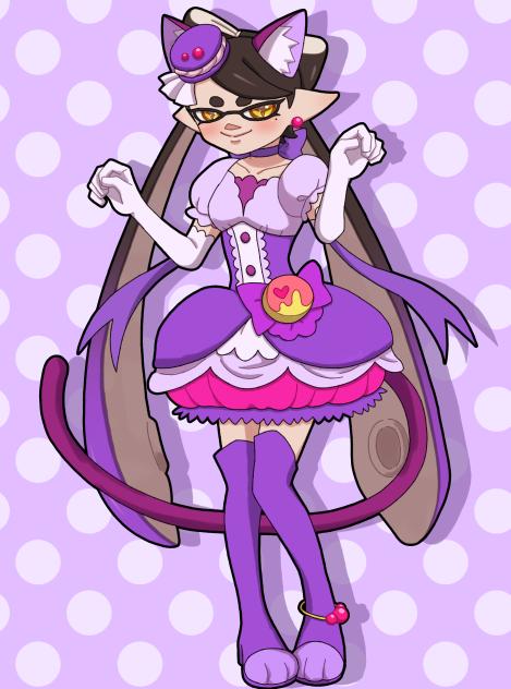 キュアマカロン×アオリちゃん