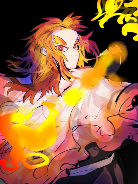 落書き煉獄 杏寿郎