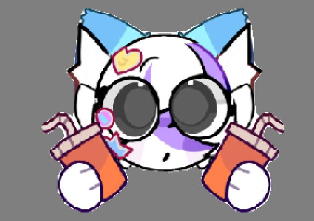 my emojicat oc (i make on picrew)