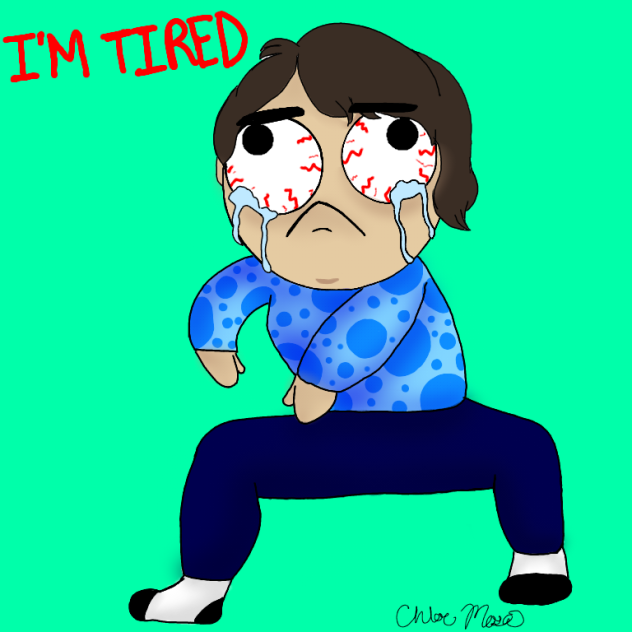 I'm tired - ibisPaint
