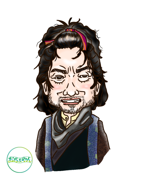 似顔絵 トータス松本 おちょやん