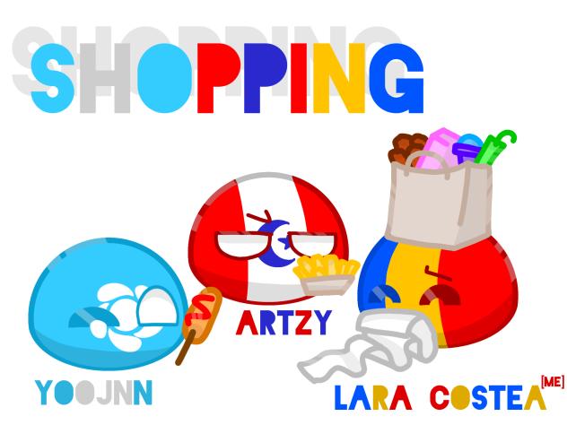 Shopping with artists!