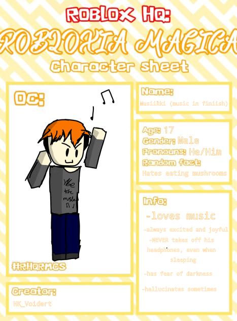 character submission